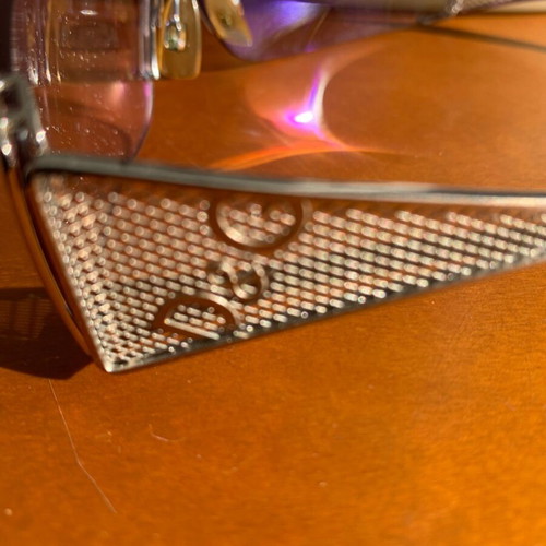 Dolce & Gabbana 2138 sunglasses like new, silver metal frame