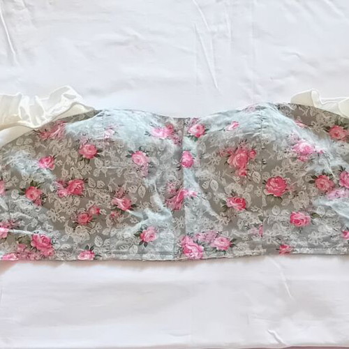 Karavan Clothing Floral Crop Top Corset One Size like new
