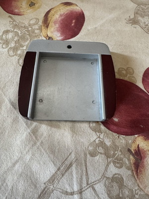 Note Paper Holder like new, wood with minor imperfections