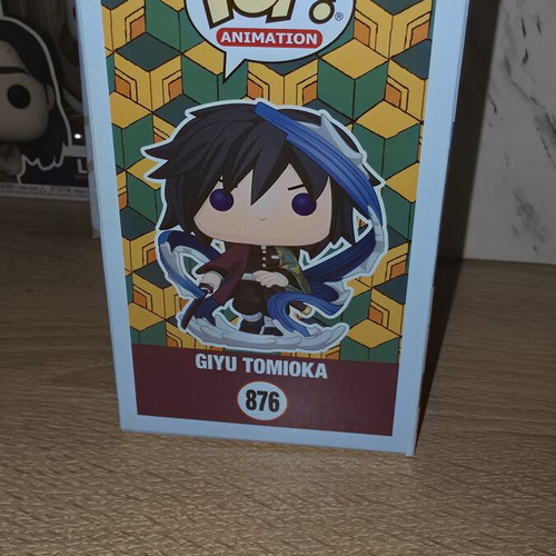 Funko Pop Demon Slayer Giyu 876 vinyl figure like new