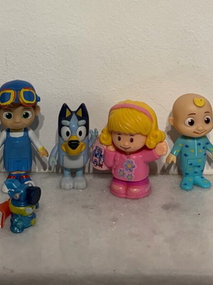 Various children's figures like new
