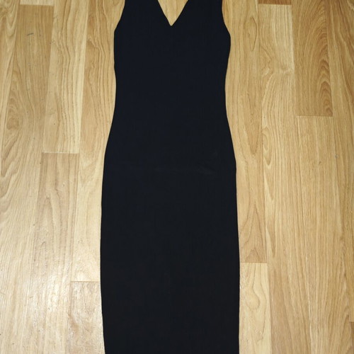 Black Midi Pencil Dress vintage, like new, size S