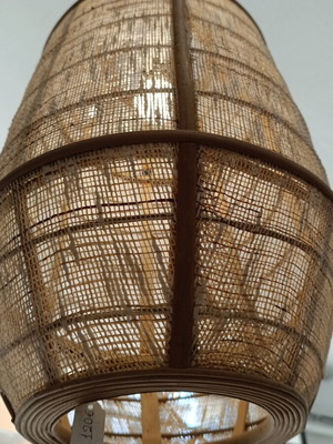 Ceiling light bamboo new
