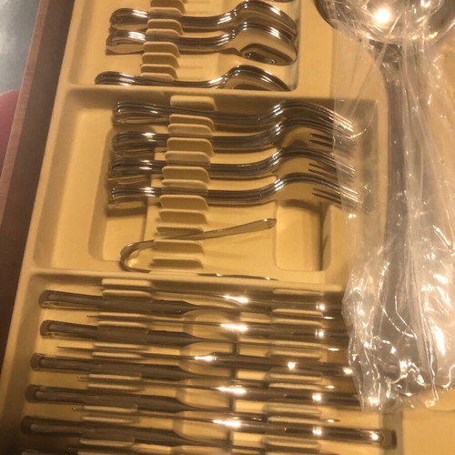 WMF cutlery set new, 86 pieces stainless steel