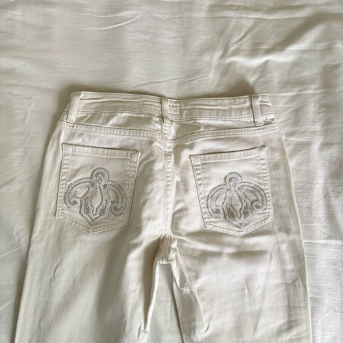 Zara white jeans used, waist 39 cm, hips 50 cm