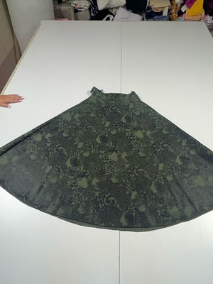 Handmade printed skirt used