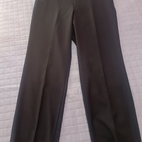 Portobello's men's suit size 54 used, black with subtle stripes