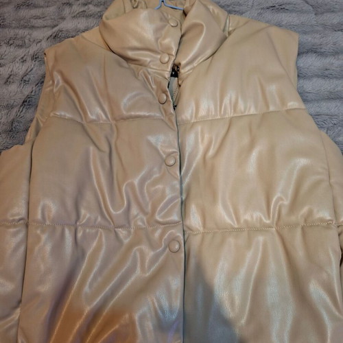 Zara vest new women's beige size XL