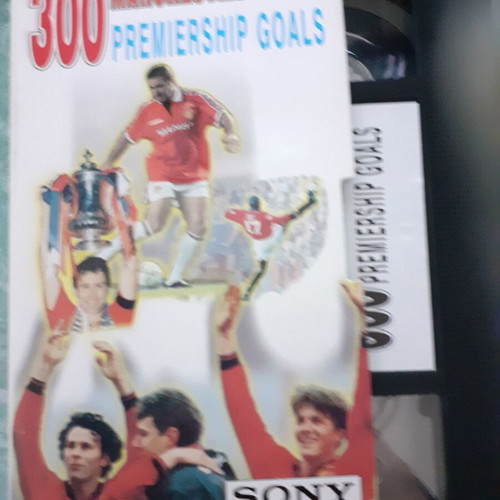 Manchester United 300 Premiership Goals VHS like new with subtitles