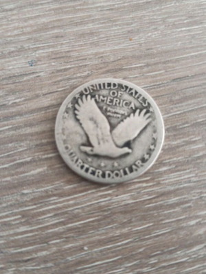 Ασημένια νομίσματα ΗΠΑ, σετ 9 με 8 Kennedy Half Dollars και Standing Liberty Quarter Type 2