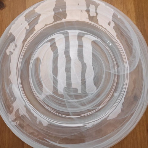 Glass platter like new