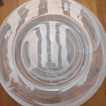 Glass platter like new