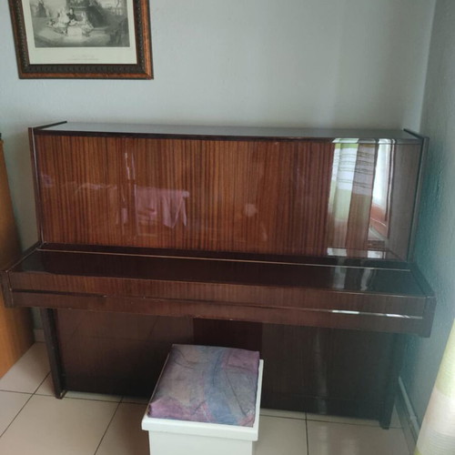 Kronenberg piano used acoustic brown wood finish