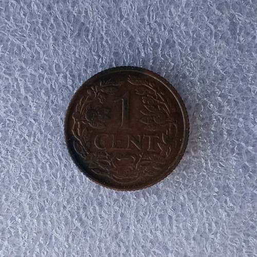 Netherlands Antilles 1 Cent Coin 1952 used