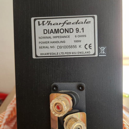 Warfadale Diamond 9.1 speakers like new, award-winning