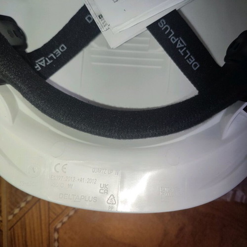 Deltaplus Construction Helmet PPE Safety Hat New Adjustable Lightweight White