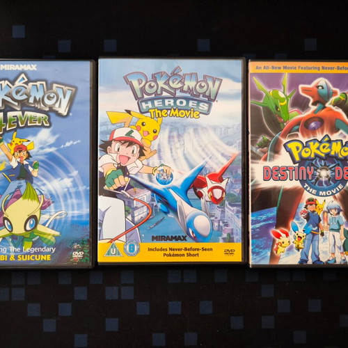 Pokemon Classic Movie Collection Lot 1, 3 DVDs