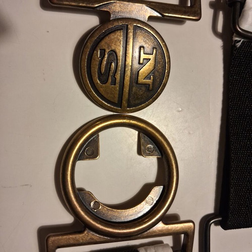 North Sails vintage fabric belt with metal buckle, like new