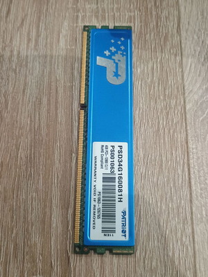 Patriot DDR3 4GB memory like new