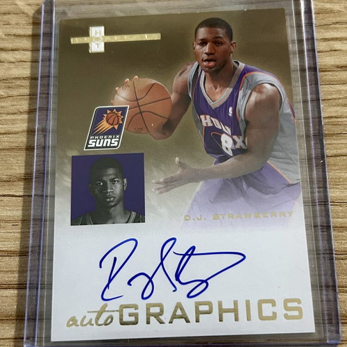 DJ Strawberry Phoenix Suns NBA Fleer 2007-08 autograph card like new Olympiacos