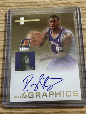 Κάρτα DJ Strawberry Phoenix Suns NBA Fleer 2007-08 με υπογραφή σαν καινούργιο Ολυμπιακός