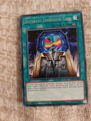 Yu-Gi-Oh Different Dimension Gate rare card like new