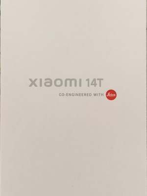 Xiaomi 14 T smartphone like new, 12GB RAM, 256GB storage, black