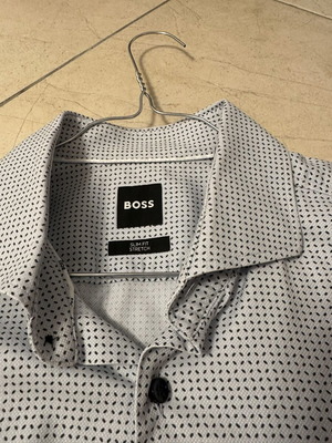 Πουκάμισο Boss μπλε slim fit σαν καινούργιο, μέγεθος L