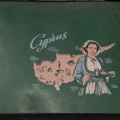 Cyprus 1962 photo album used with 133 photographs