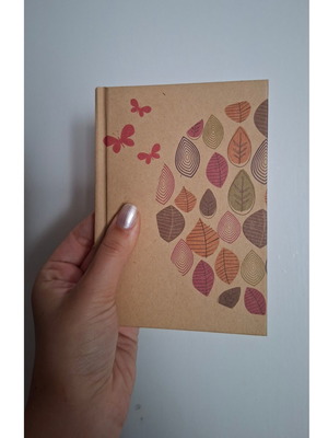 Notebook A6 Jumbo hardcover new with autumn design