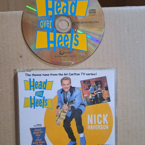 Head Over Heels CD Nick Haverson, Jerry Lee Lewis, Little Richard like new, rock