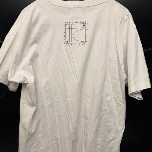 Hard.Clo T-shirt white XL like new, comfortable fit, Cart Postal series