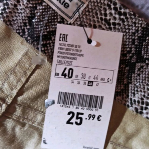 Women's short pants snake print Pimkie new Medium