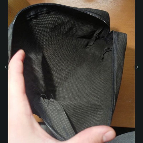 HP Carrying Case like new, 25x15cm, black and red