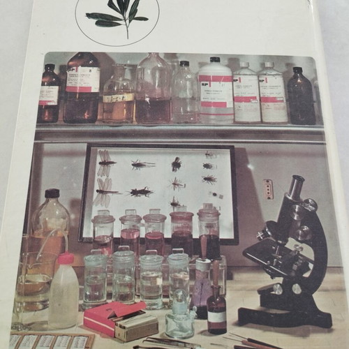 The Life Under the Microscope Vintage Hardcover Book like new