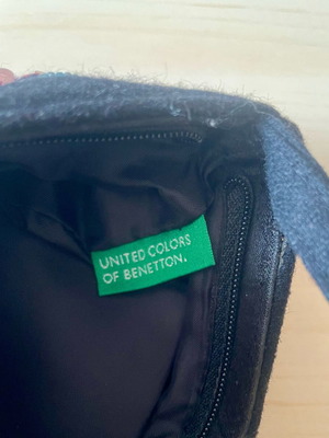 Benetton crossbody bag with sequins like new, multicolor