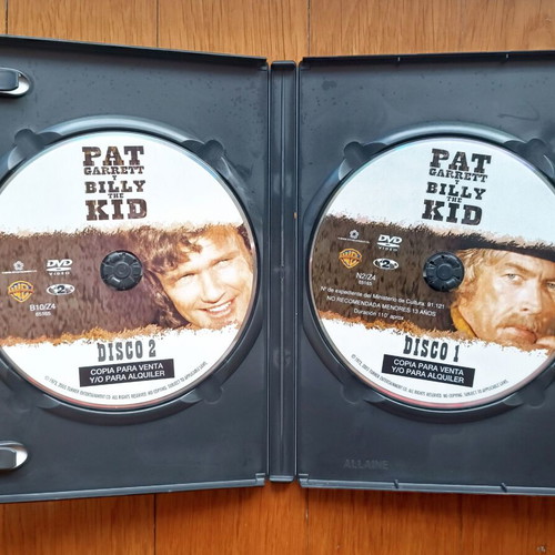 Pat Garrett and Billy the Kid DVD μεταχειρισμένο, 2 δίσκοι, ελληνικοί υπότιτλοι