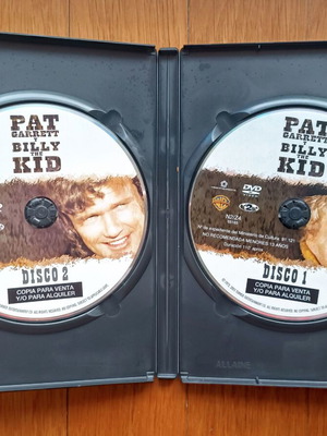 Pat Garrett and Billy the Kid DVD μεταχειρισμένο, 2 δίσκοι, ελληνικοί υπότιτλοι