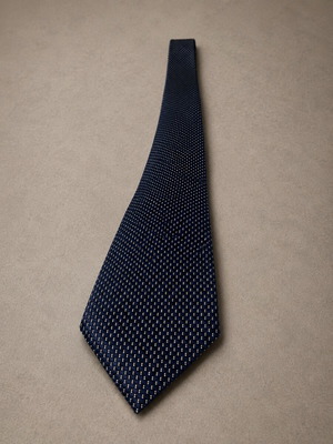 Zegna silk tie like new, blue