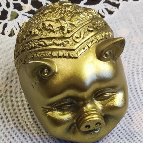 Feng Shui decorative set like new, 4 pieces for luck and prosperity