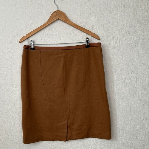 Marc Cain wool and cashmere skirt like new, size XXL, brown
