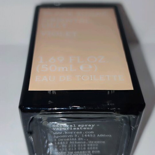 Korres Black Sugar Oriental Lilly Violet Women's Perfume 50ml like new