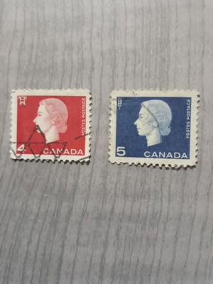 Canada stamps set of 2 pieces