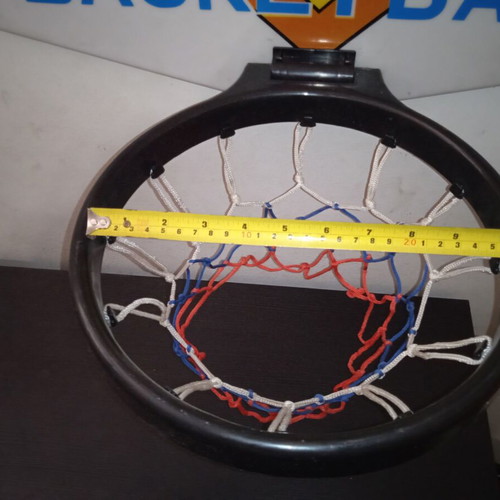 Chicago BCA Wall Basketball Hoop used with Plastic Rim and Net