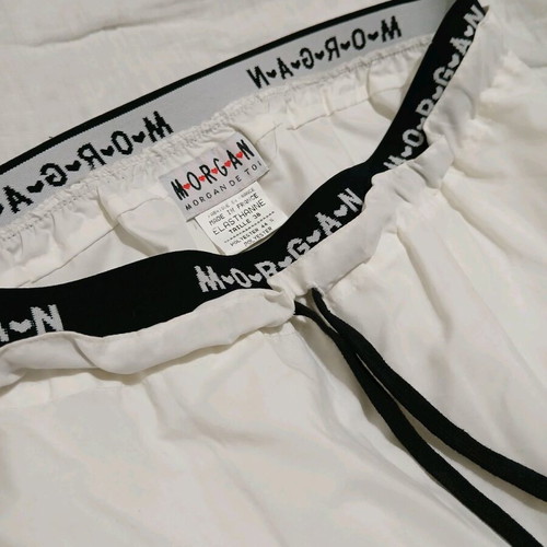 Morgan sports skirt new black and white with elastic waistband