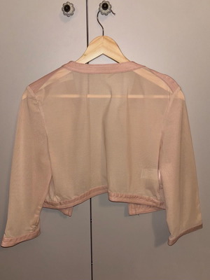 Sandro Ferrone new bolero with leather and transparency