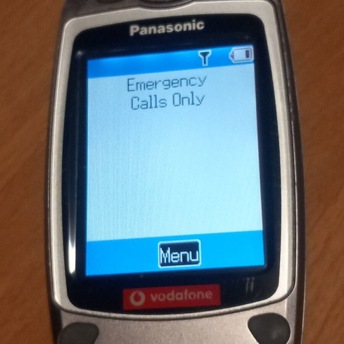Panasonic Vodafone VFDF (G2) phone used, gray