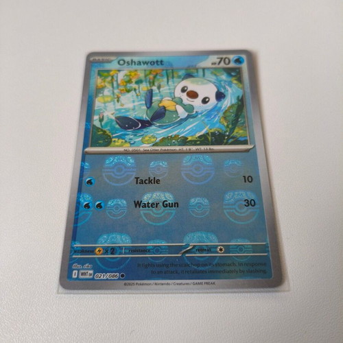 Pokemon Oshawott 021/086 Masterball card new