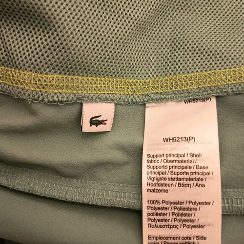 Lacoste trackpants like new, size M, white and green