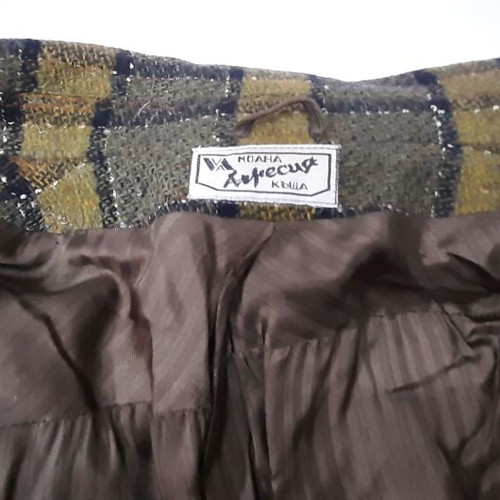Vintage men's wool jacket coat from Aggressia fashion house, used